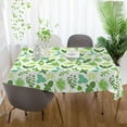 thumbnail image 6 of Tropical Palm Leaves Rectangle Tablecloth, Dust Proof Anti Wrinkle Wipeable Table Cloth Tabletop for of Dinner Kitchen Wedding Holiday Party 54"x72" Home Decor, 6 of 7