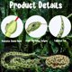 thumbnail image 4 of Peluche con forma de serpiente Romart, realista, 170 cm, color verde, 4 of 7