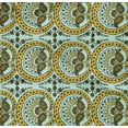 thumbnail image 4 of oneOone Organic Cotton Poplin Twill Fabric Floral & Paisley Block Printed Craft Fabric BTY 42 Inch Wide, 4 of 4