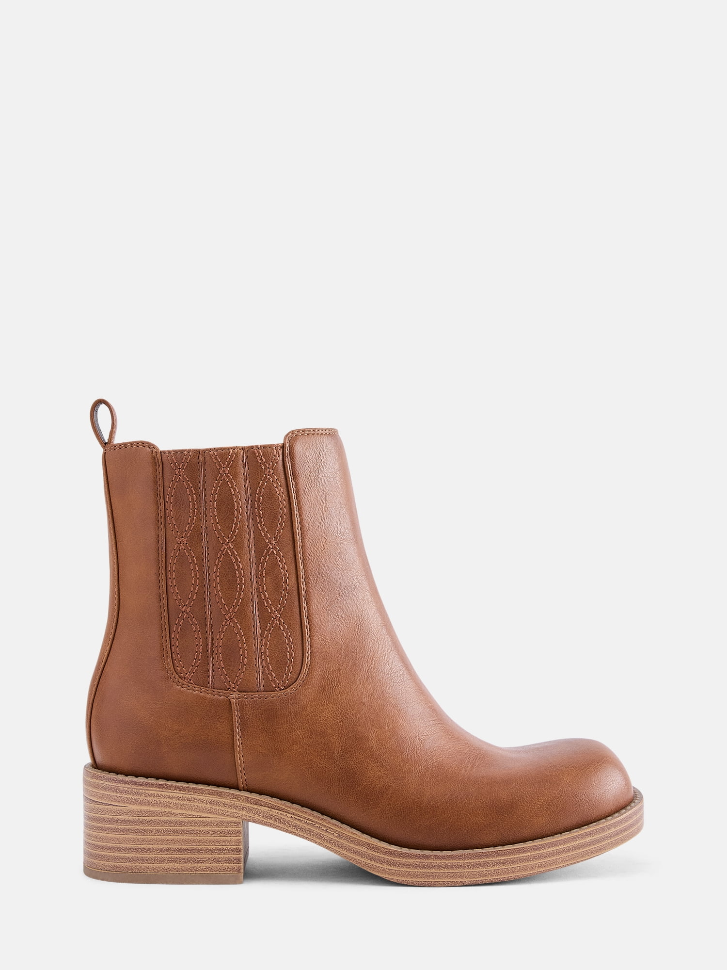 No Boundaries Women's Stitch Chelsea Booties