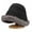 Black, variant on Herrnalise Women's Hat Winter Solid Color Plush Bucket Cute And Warm Caps Hunting Fishing Hat