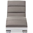 thumbnail image 2 of Baxton Studio Percy Chaise Lounge in Gray and White, 2 of 4