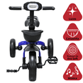 thumbnail image 3 of Triciclo 3 en 1 Plegable para Niño s Convertible a Bicicleta y Balance Bike Luz Sonido Apto a partir de 2 Años o Hasta 25 kg - Azul, 3 of 7