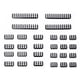 thumbnail image 1 of 24 peines cables 6/8/24 pines para cableado alimentación PC 3 0-3 6 mm (), 1 of 7