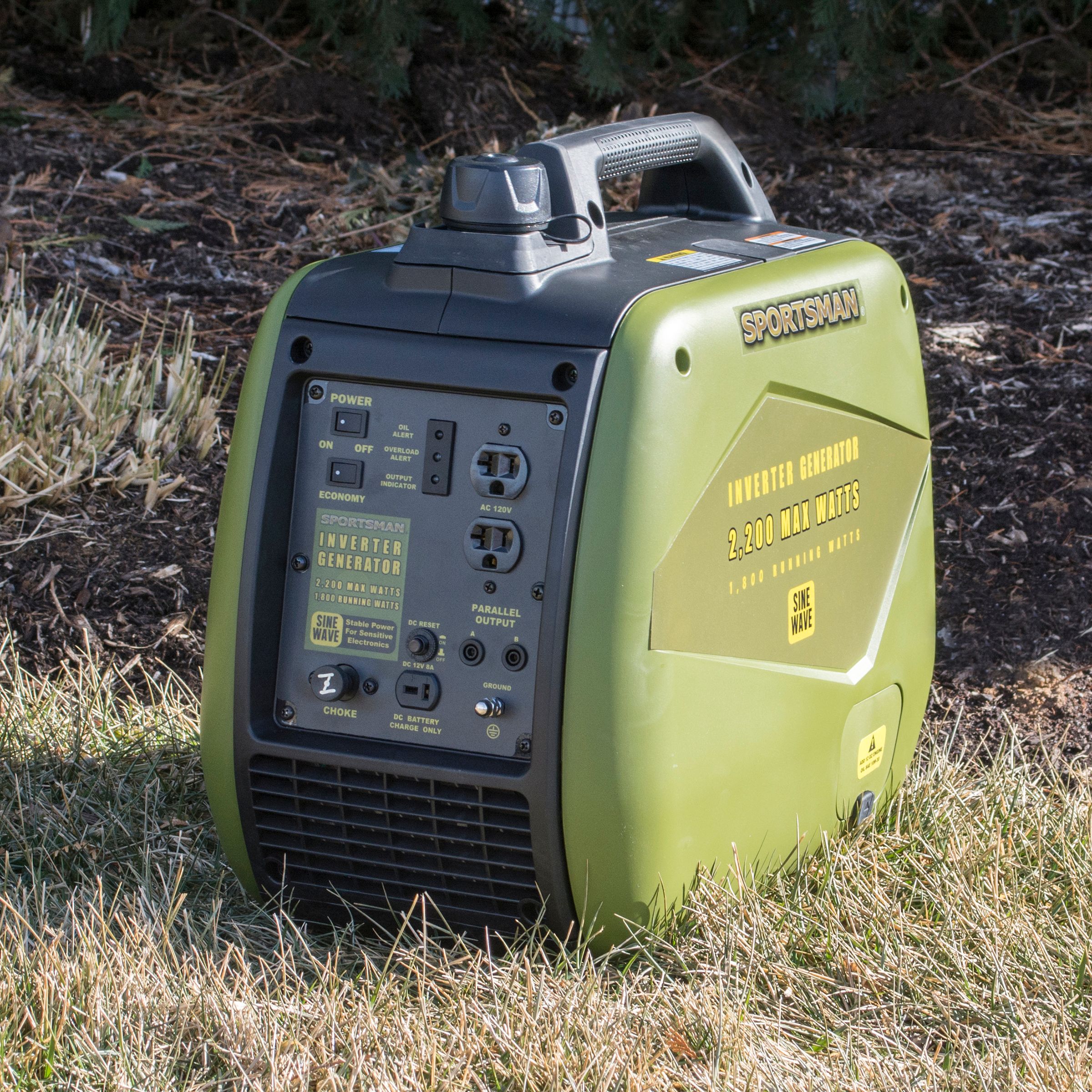 Sportsman 2200-Watt Gasoline Powered Recoil Start Portable Digital Inverter Generator with Parallel Capability - CARB Approved - image 3 of 6