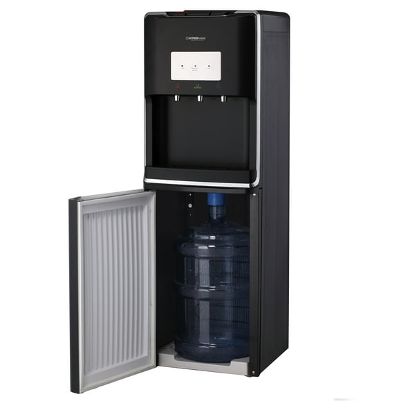 Dispensador de agua fría, templada y caliente Garrafón oculto Negro