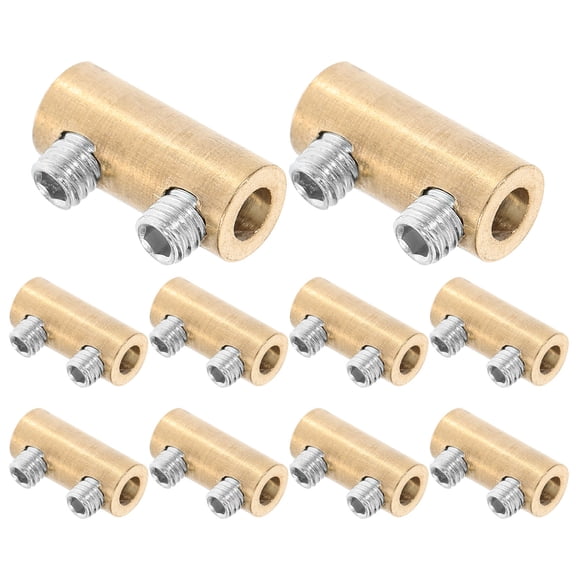 WRISTBIQUE Copper Wire Connector Nut Kit, Electrical Terminal Connectors and Wiring, 1 Set, Golden Finish