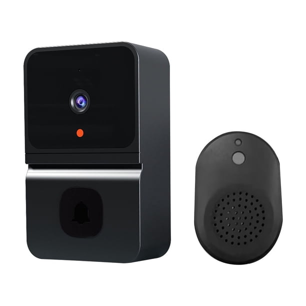 Pisexur Electrónica para Hombres Timbre de Video Inalámbrico Inteligente con Control Remoto Timbre Visual Inteligente Intercomunicador para el Hogar Visión Nocturna HD Wifi Timbre de Seguridad Recarg