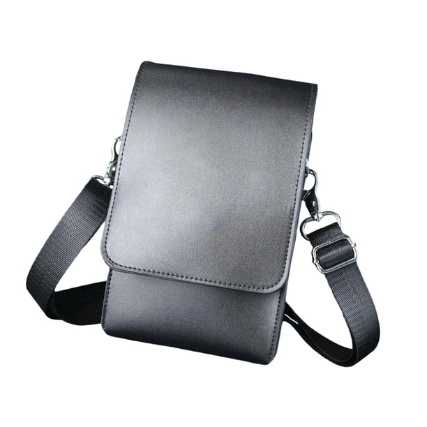 Bolsa para tijeras con correa ajustable, profesional, ligera y resistente. Negro