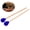 Blue, variant on Marimba Mallets, Length Yarn Wrapped Medium Hardness Mallet Heads, Marimba and Xylophone Practice, Orange, 17.13 in