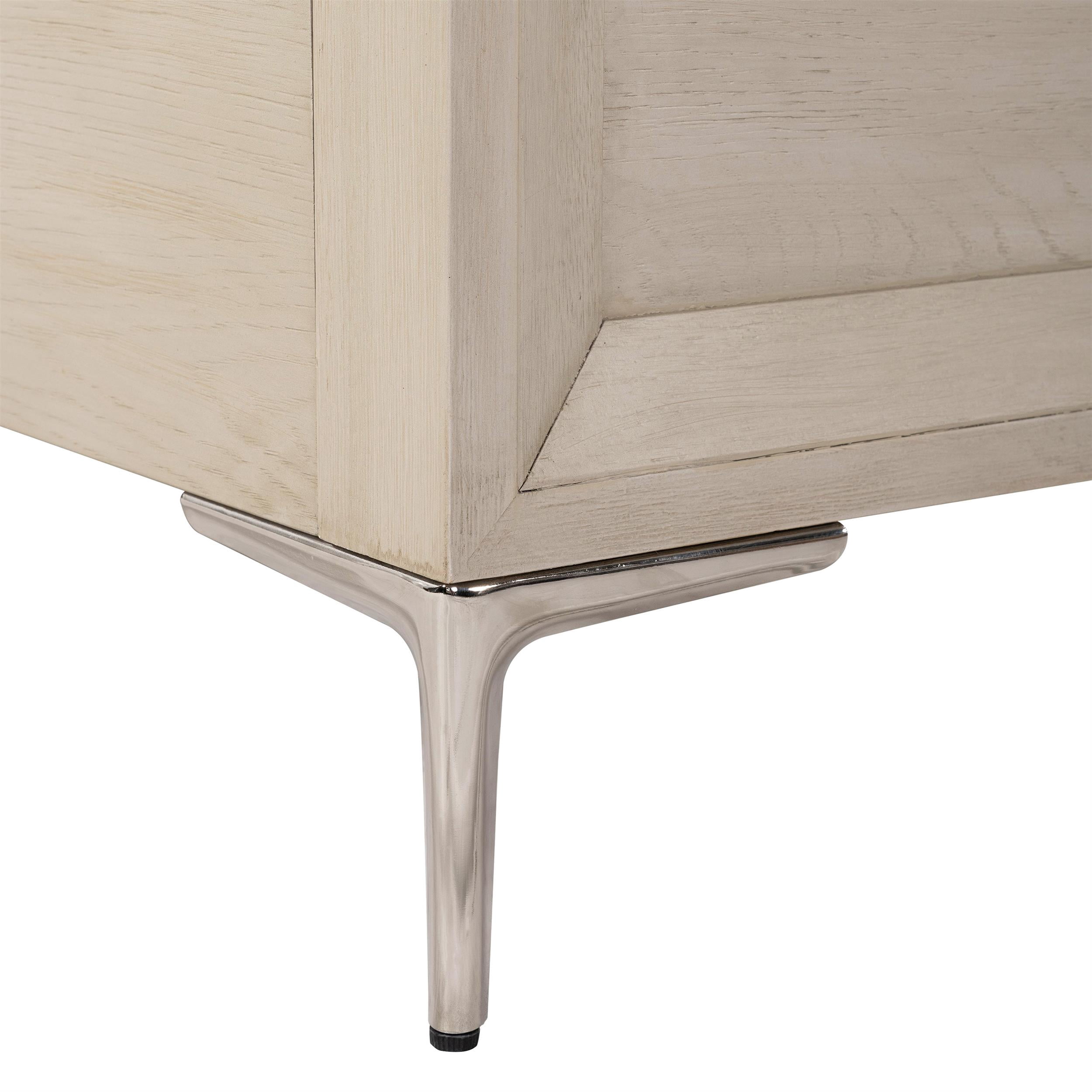Furniture of America Glint Solid Wood Queen Panel Bed in Oak