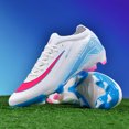 thumbnail image 2 of Zapatos de fútbol para deportes al aire libre para hombre, botas de fútbol antideslizantes, ultraligeras de entrenamiento, tacos deportivos de hierba, Unisex, novedad, 2 of 5