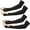 Black, variant on 2 Pairs Arm Protection Sleeves Level 5 Cut Heat Resistant Sleeves Protectors for Thin Skin Bruising Men Women