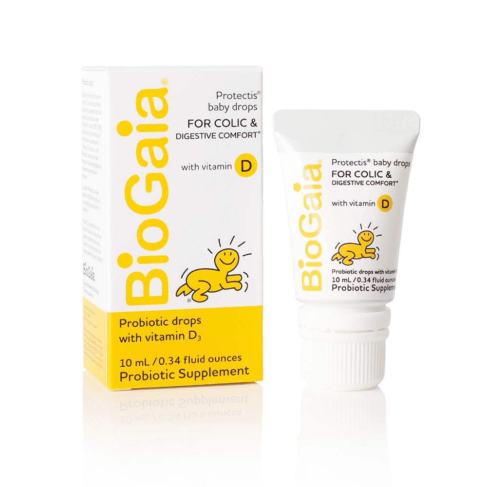 BioGaia Protectis Baby Probiotic Drops + Vitamin D Reduces Colic, Gas
