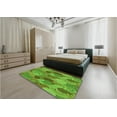 thumbnail image 5 of Ahgly Company Machine Washable Indoor Rectangle Transitional Green Area Rugs, 6' x 9', 5 of 7