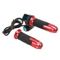 thumbnail image 4 of Twist Throttle Grip, Real Time Electric Bicycle Throttle Handle Green Digital Display Universal With Key For 12V To 99V Electric Vehicles Red Handle Cover, 4 of 8
