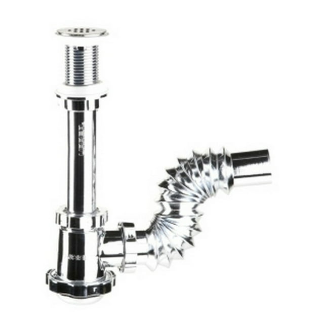 Cespol Lavabo Metalizado URREA TPVA Cubierta Acero Inox Tubo 3721