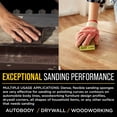 thumbnail image 6 of Dura-Gold 4-Sided Hand Sanding Block Sponge Variety Pack, Box of 18, Grits 36, 60, 80, 100, 120, 150, 180, 220, 320 - 3.9" x 2.75" x 1" Wet or Dry Flexible Sandpaper Pads Wood Drywall Metal Paint, 6 of 6