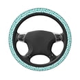 thumbnail image 3 of Naloa Green Baseball Elastic Steering Wheel Cover, Auto Steering Wheel Cover – 15 Inch , Comfortable Grip, Fit Suvs,Vans Cars,Trucks, 3 of 8