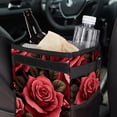 thumbnail image 6 of Rose Mini Trash Can Car Garbage Can Car Trash Can - Foldable with Lid, Leak-Proof, Hanging Storage Bag, 6 of 6