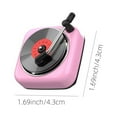 thumbnail image 3 of Tgbvmt Car Perfume Vent Clip, Retro Phonograph Record Player Air Freshener, Refillable Car Scent Diffuser, Compact Perfume Clip for Car Air Conditioning, Stylish Car Decor, 3 of 6