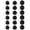 Black, variant on Ear Tips Eartips Earbuds Tips Replacement for in-Ear Headphones,18 Pairs Soft Silicon Eartips with 3.8mm Connector Hole