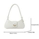 thumbnail image 5 of Minnieouse Bolso de moda de verano de tamaño adecuado para mujer On Go, bolsos cruzados de hombro con cierre elegante para mujer Bolsas de mensajero y de hombro Blanco, 5 of 6