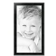 thumbnail image 2 of ArtToFrames 14" x 26" Black Engraved Edges Picture Frame, 14x26 inch Black Wood Poster Frame (WOM-4055), 2 of 8