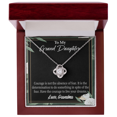 thumbnail image 4 of To My Granddaughter Live Your Dreams From Grandma Infinity Knot Necklace Message Card, 4 of 7