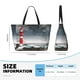 thumbnail image 4 of Disketp 3d Lighthouse in the Surf Bolsa de Playa de Gran Capacidad, Bolso Impermeable y a Prueba de Arena para Mujer, Ideal para Playa, Piscina y Natación, 4 of 7