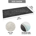 thumbnail image 3 of Dailycode Light Black Mysterious Swirling Plants Bathroom Rugs Non Slip Absorbent Soft Plush Quick Dry Bath Mat, 39"x20", 3 of 8