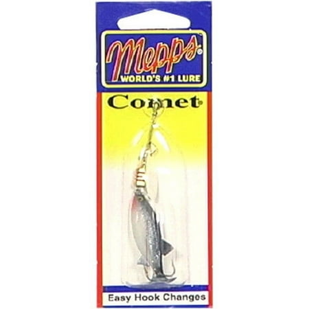 UPC: 0022141225227 | Mepps Comet Shad Mino Inline Spinner Silver Blade 1/6 oz