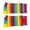 B, variant on Winter Autumn Women Middle Tube Socks Novelty Funny Rainbow Striped Casual Breathable Five Finger Separated Toe Socks