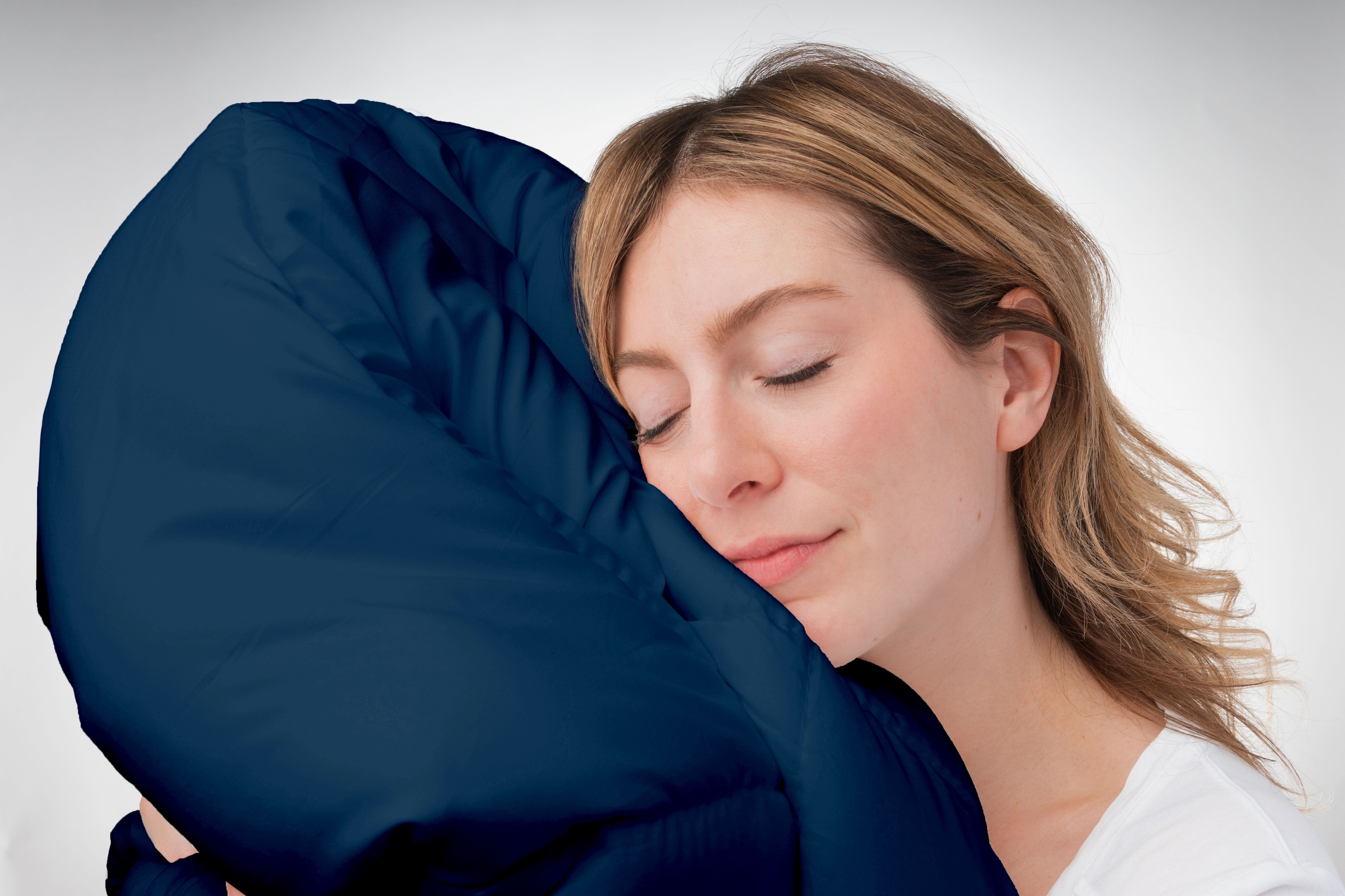 Swift Home Heavy-Filled Down Alternative Comforter, Ultra Soft All Season Hypoallergenic Bedding, Queen/Double, Navy