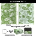 thumbnail image 2 of Aonewoe Outdoor Plastic Straw Rug 9x12 Waterproof Patio Rug Reversible Indoor Outdoor Rugs Outside Carpet for RV, Picnic, Backyard, Deck, Balcony, Porch, Beach, White & Light Green, 2 of 8