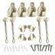 thumbnail image 2 of Juego de 16 cuerdas elásticas para amarrar persianas y cortinas, accesorios de fijación versátiles Blanco, 2 of 9