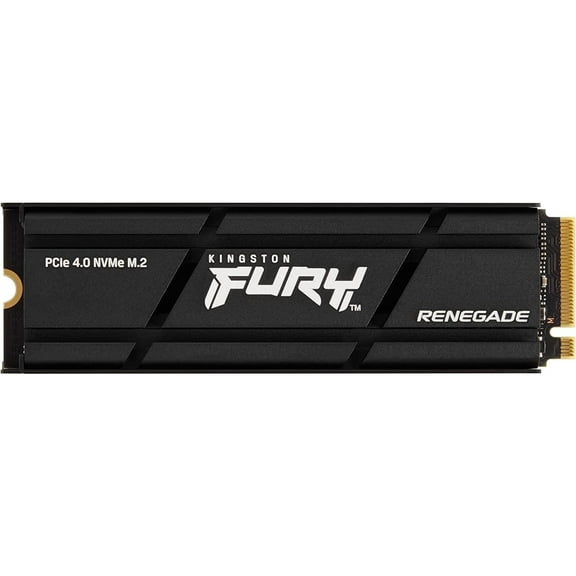 Kingston SFYRDK/4000G Fury Renegade 4TB PCIe Gen 4 NVMe M.2 Internal Gaming SSD with Heat Sink|PS5 Ready|Up to 7300MB/s
