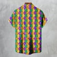 thumbnail image 3 of Camisetas de Manga Corta Crewneck Impreso Casual Suelto Camiseta, 95% Poliéster 5% Mezcla de Spandex Cuello Redondo para el Hogar, Diario Y Cuatro Estaciones de Uso, 3 of 4