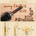 thumbnail image 1 of 56 Pieces Wood Burning Tip Letter Wood Burning Tip Set Including Alphabet Number Symbol UK Plug, 1 of 1