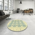 thumbnail image 3 of Ahgly Company Indoor Rectangle Abstract Sage Green Oriental Area Rugs, 2' x 3', 3 of 6
