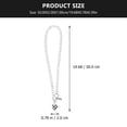 thumbnail image 3 of Shisuyan Loving Heart Choker Titanium Steel 1Pc 50x2cm, 3 of 8