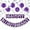 Purple, variant on Purple Birthday Decorations Kit - 16-Piece Set with Pre-Strung Happy Birthday Banner, Honeycomb Balls, Garland & Swirls | Purple Theme Party Supplies for Women Girls Kids, Teens Adults