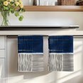 thumbnail image 7 of Navy Blue Striped Kitchen Towels Set of 1, Farmhouse Stripes Modern Abstract Art Absorbent Dish Towels for Kitchen, Microfiber Hand Towel, Quick Drying Tea Towel for Cleaning Decorative Dishcloths, 7 of 7