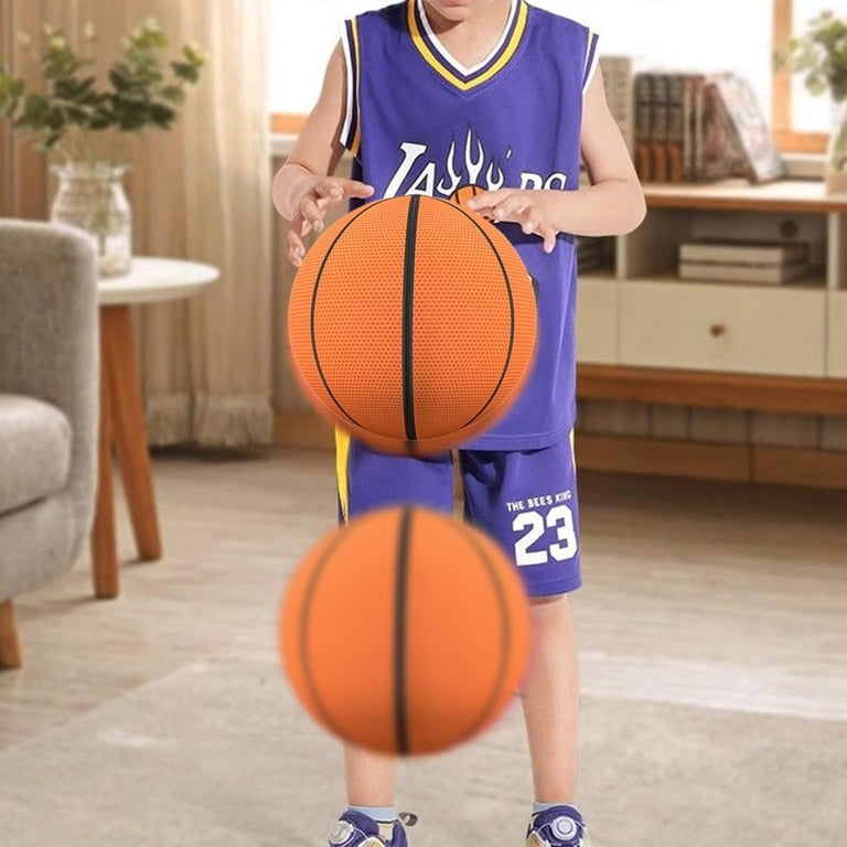 Silent Basketball,Mini Basketball Toy Balls,Soft Quiet Basketball