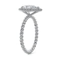 thumbnail image 3 of Empire Jewel 1.8 Ct Pear Cut Lab Created Diamond Promise Ring - 14K White Gold Plated Jewelry - Halo Wedding Band - Engagement Anniversary Ring - Elegant Jewelry Gift, 3 of 3