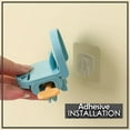 thumbnail image 4 of Vaidha Self-Adhesive Dentifrice Squeezers 3-in 1 Storage For Your Toothbrush Toothpaste, 4 of 4