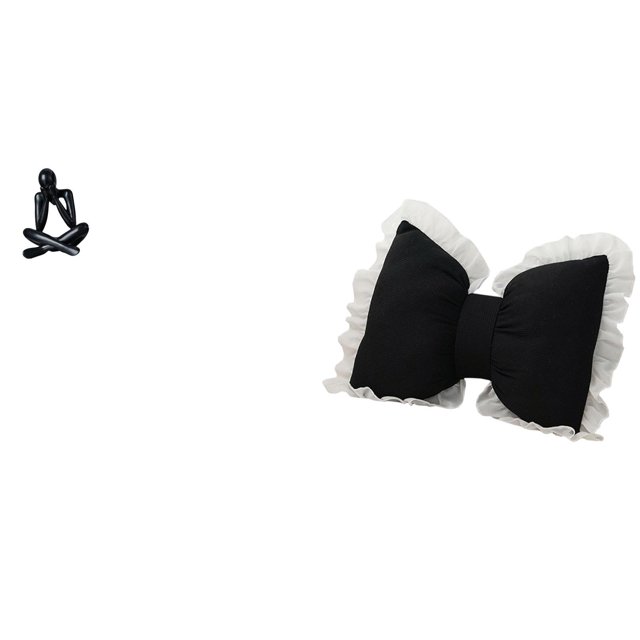 Escultura Abstracta Moderna Con Adorno Y Cojín Con Lazo Para Una Cómoda Sala De Estar, Estudio, Oficina, Silla, Ideas De Decoración Del Hogar.