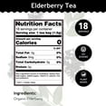thumbnail image 3 of Buddha Teas - Organic Elderberry - Herbal Tea - For Health & Wellbeing - With Antioxidants & Minerals - Clean Ingredients - Caffeine Free - 100% Kosher & Non-GMO - 18 Tea Bags (Pack of 1), 3 of 5