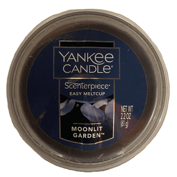 Yankee Candle MOONLIT GARDEN Scenterpiece Easy MeltCup 2.2 Ounce - Long Retired