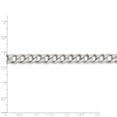 thumbnail image 4 of Primal Silver Sterling Silver 8mm Pave Curb Chain Bracelet, 4 of 6